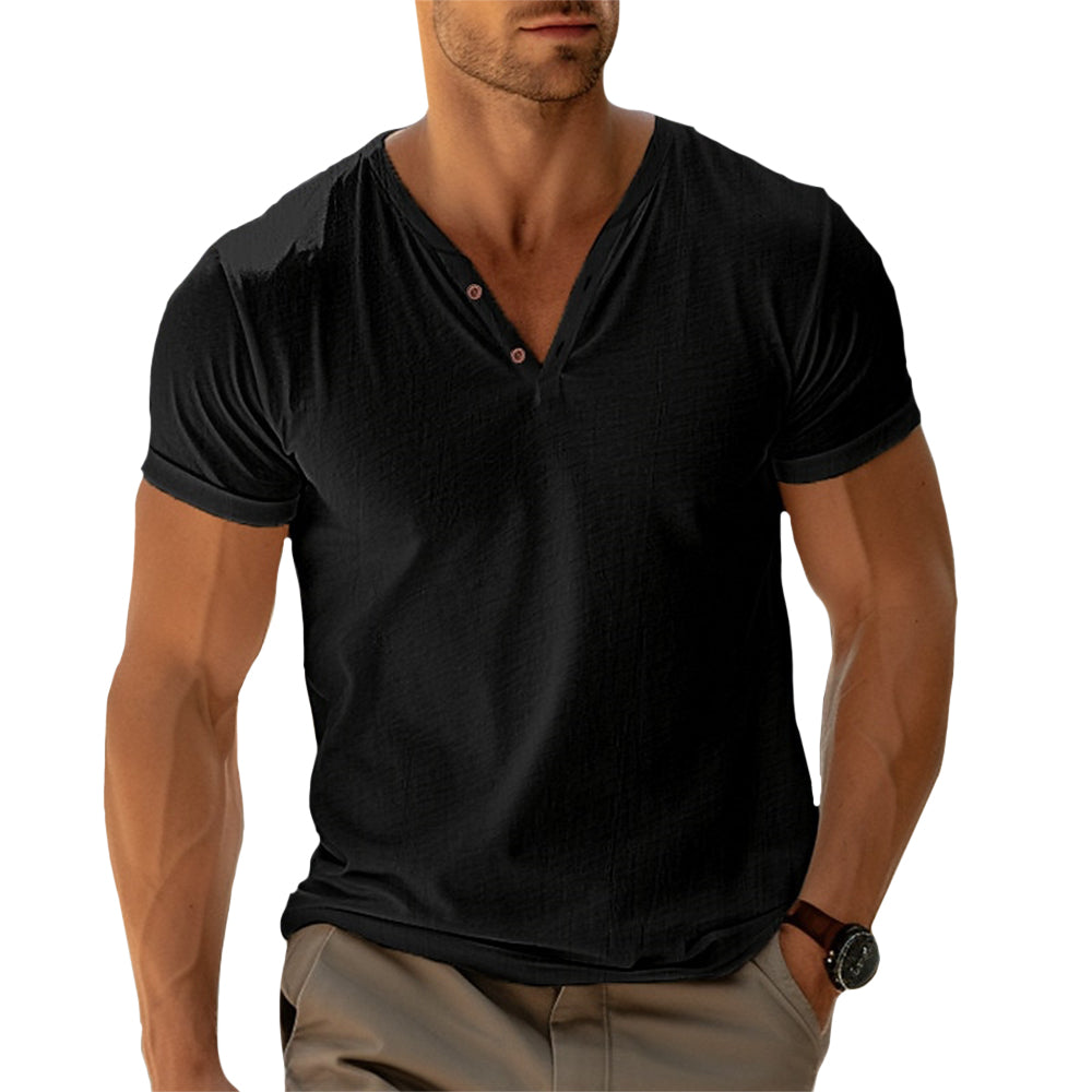 Henley Košulja - Slim Fit za Maksimalnu Udobnost