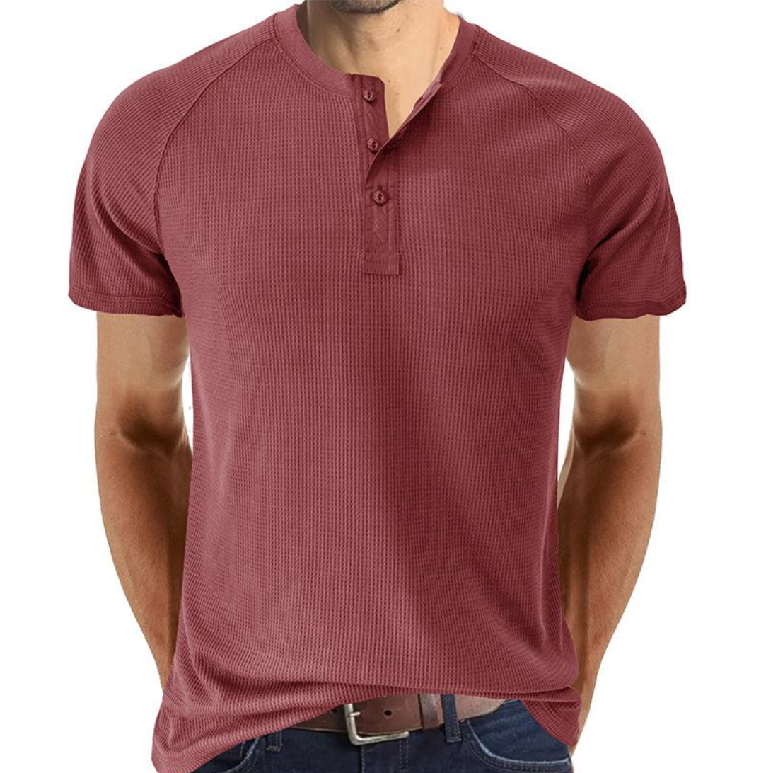 Henley majica s prednjim dugmadi