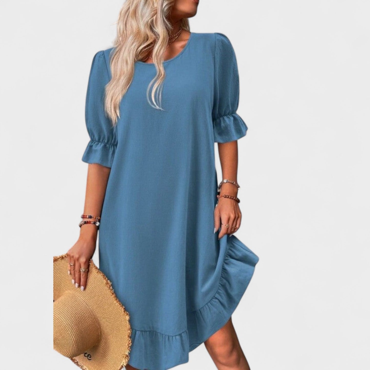 Sassa - Casual Dress with Ruffles