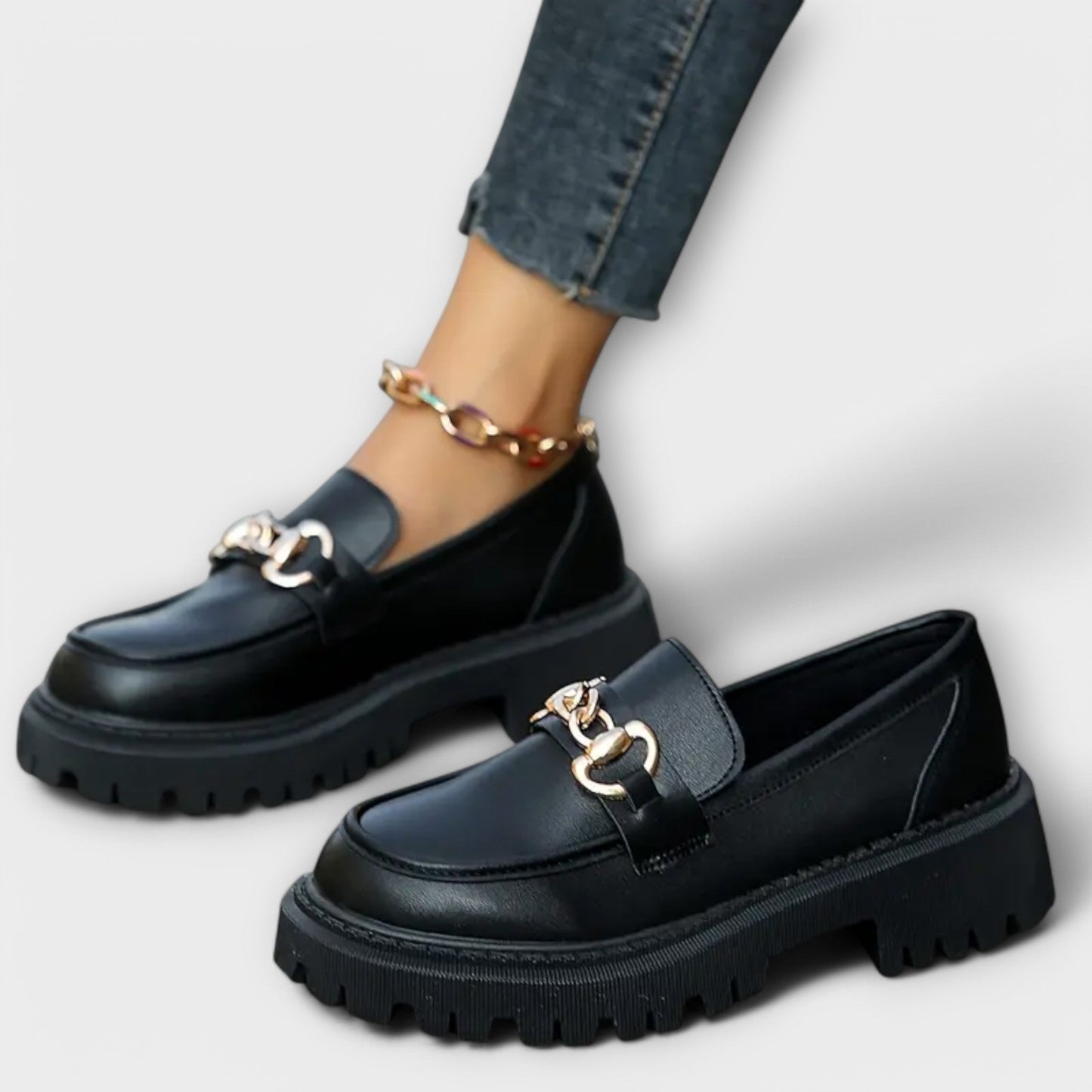 Ženske Platforme Loafer Cipele u Vještica Stilu