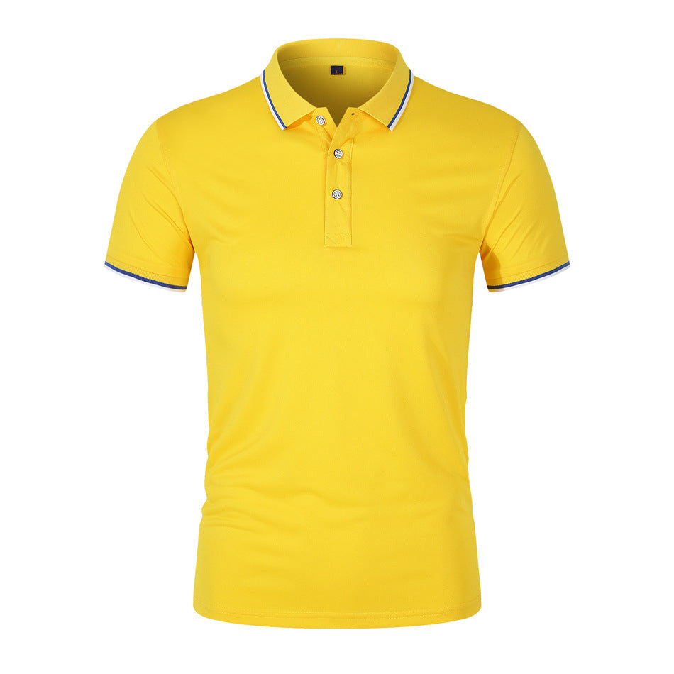 Prozračna Polo majica s Rebrastim Ovratom