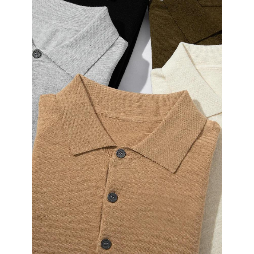 Polo Majica - Napravljena od Lagane Prirodne Tkanine