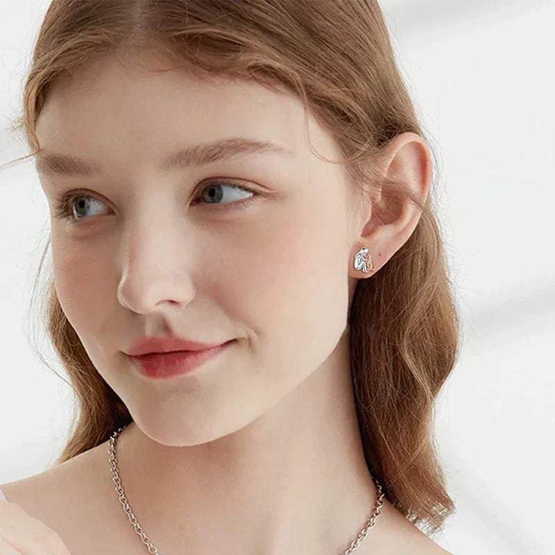 Cat Embrace - Earrings