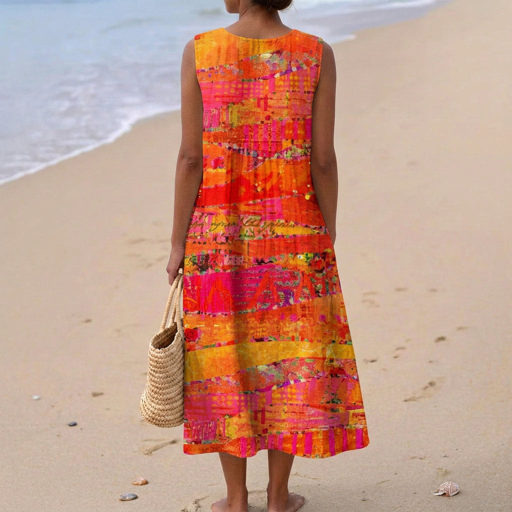 Iara - Comfortable Cotton Dress