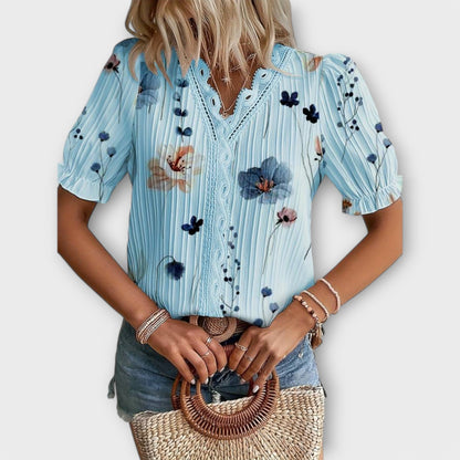 Emília - Bluza s Elegatnim V-Izrezom