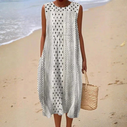Joana - Comfortable Cotton Dress