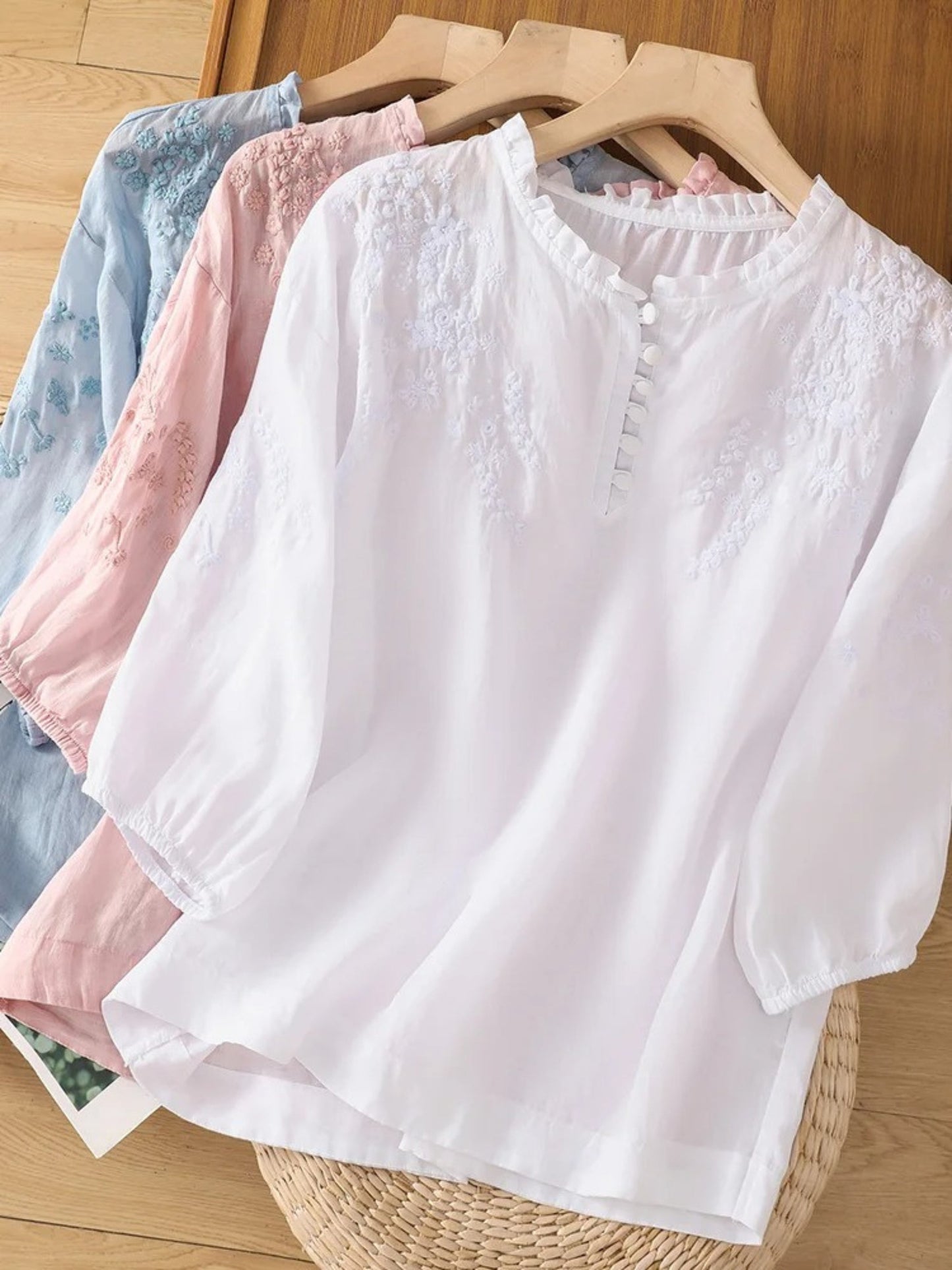 Cassiana - Cotton and Linen T-Shirt