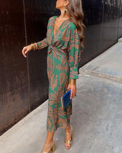 Sabrina - Elegant Midi Dress