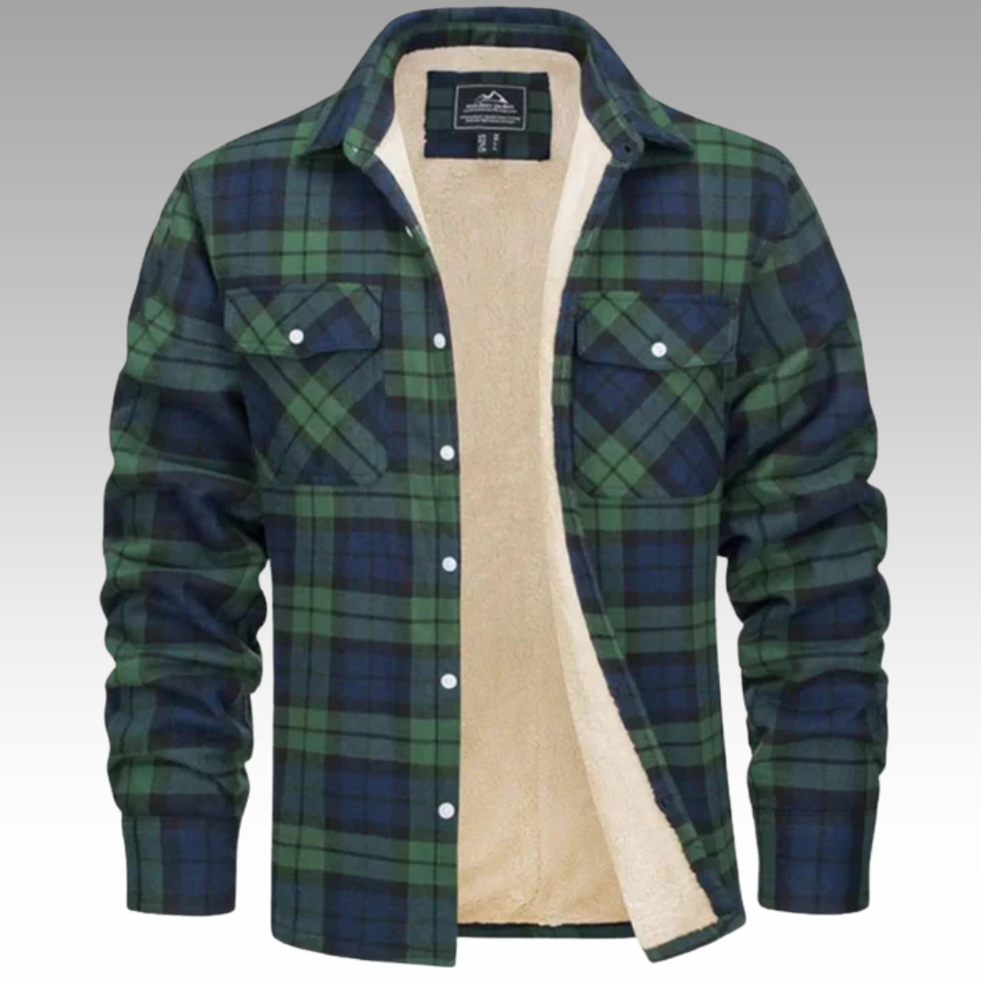 Tiago - Fleece Prugasta Jacket