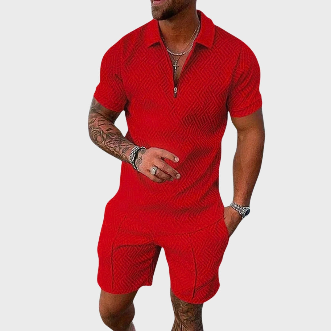 André - Polo Shirt and Shorts Set