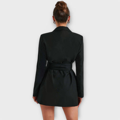 V-Izrez Blazer Haljina