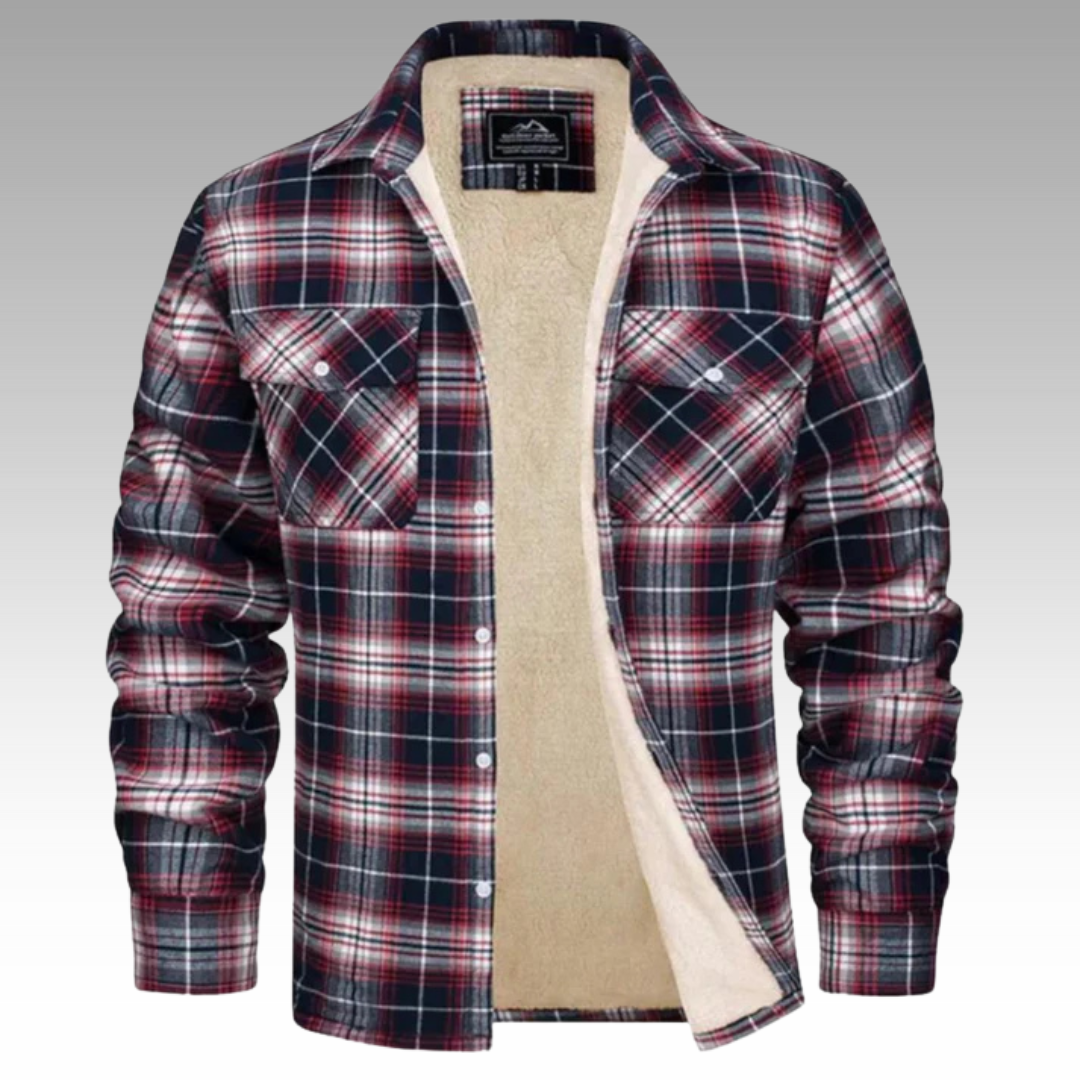 Tiago - Fleece Prugasta Jacket