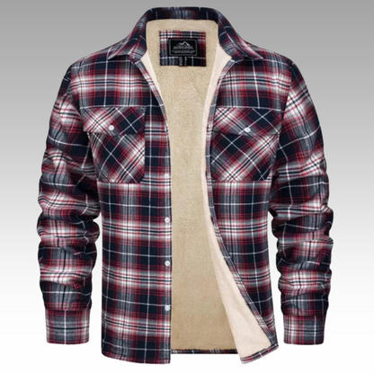 Tiago - Fleece Prugasta Jacket