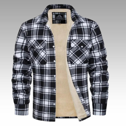 Tiago - Fleece Prugasta Jacket