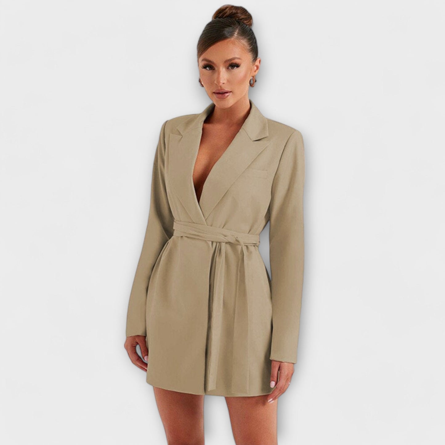 V-Izrez Blazer Haljina