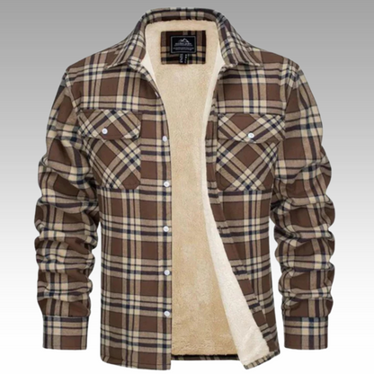 Tiago - Fleece Prugasta Jacket
