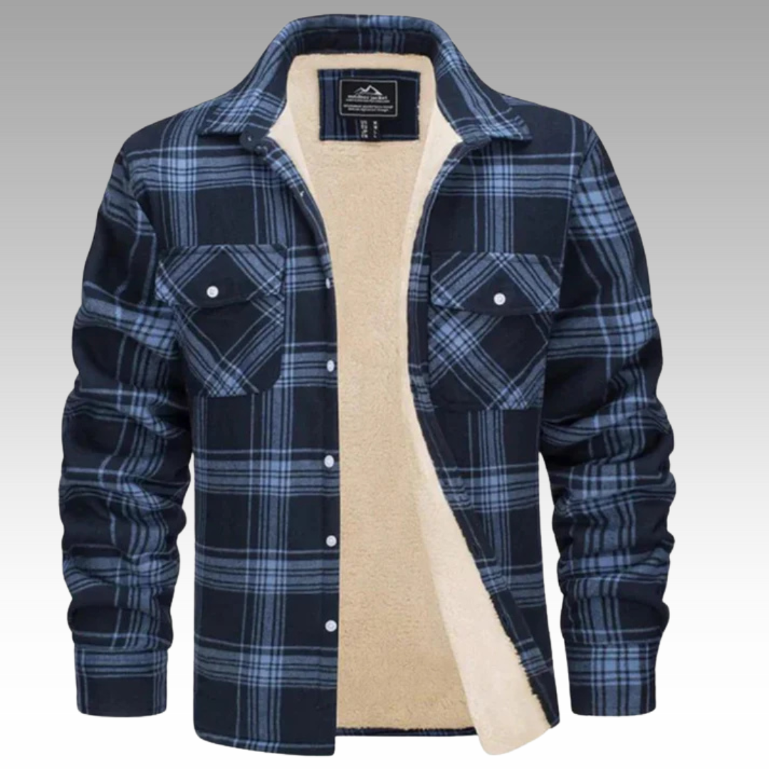 Tiago - Fleece Prugasta Jacket