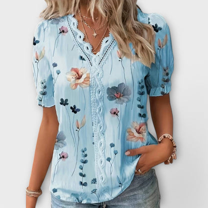 Emília - Bluza s Elegatnim V-Izrezom