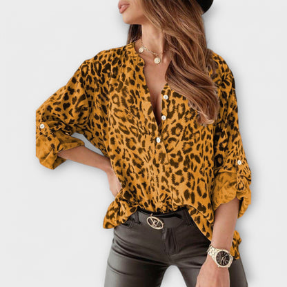 Iara - Moderna bluza s leopard printom