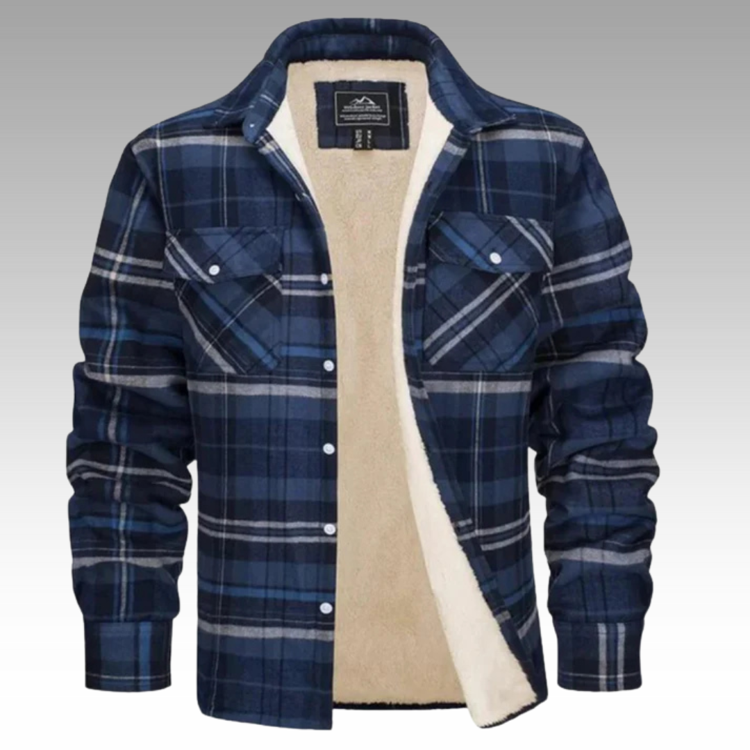 Tiago - Fleece Prugasta Jacket