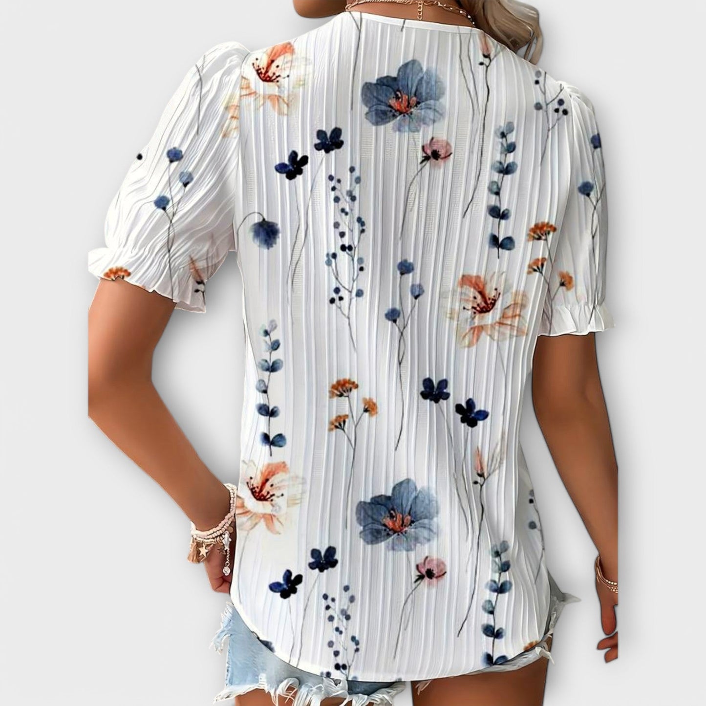 Emília - Bluza s Elegatnim V-Izrezom