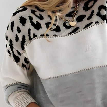 Júlia - Ležerna majica s leopard uzorkom