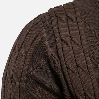 Francisco - Mekani Blend Argyle Cardigan