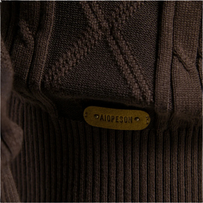 Francisco - Mekani Blend Argyle Cardigan