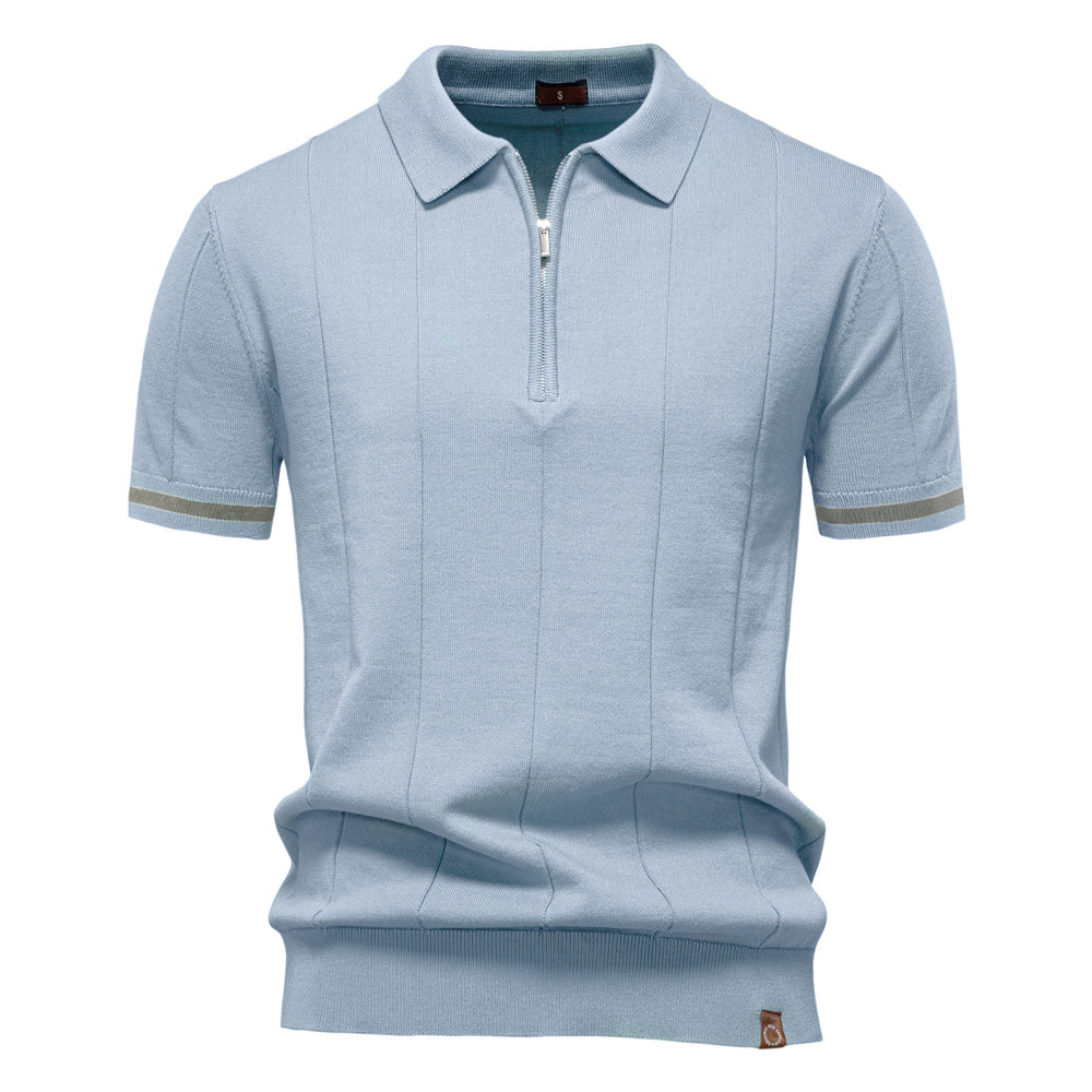 "Polo s Polu-Zipperom - Vertikalna Tekstura" can be rewritten as "Polo s Polu-Zipperom - Vertikalna Tkanina".