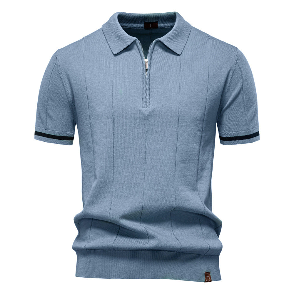 "Polo s Polu-Zipperom - Vertikalna Tekstura" can be rewritten as "Polo s Polu-Zipperom - Vertikalna Tkanina".