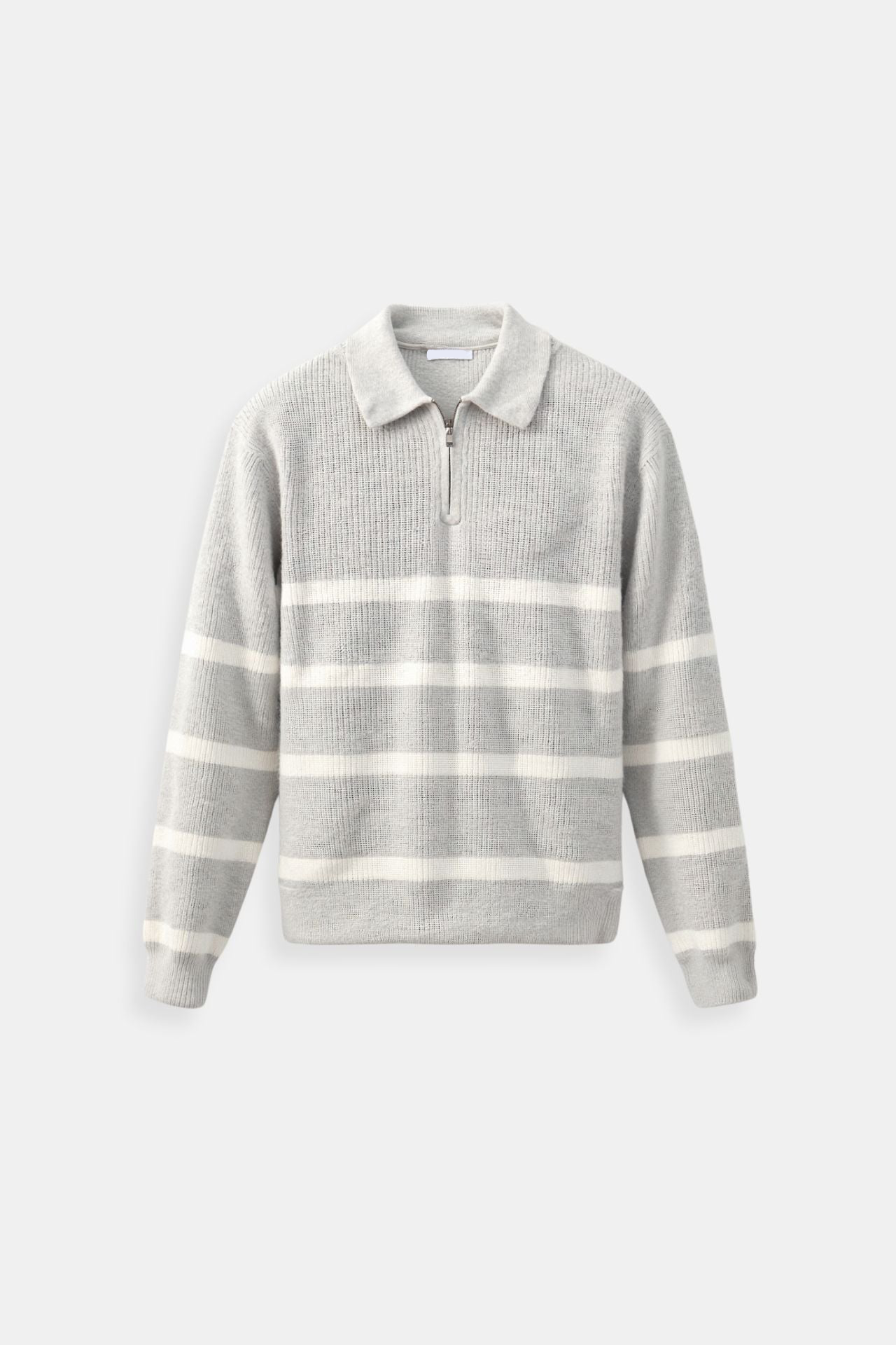 "Constantino - Prugasti Pulover s Polu-Zipom" can be rewritten as "Constantino - Prugasti Pulover s Polu-Zip Zatvaračem".