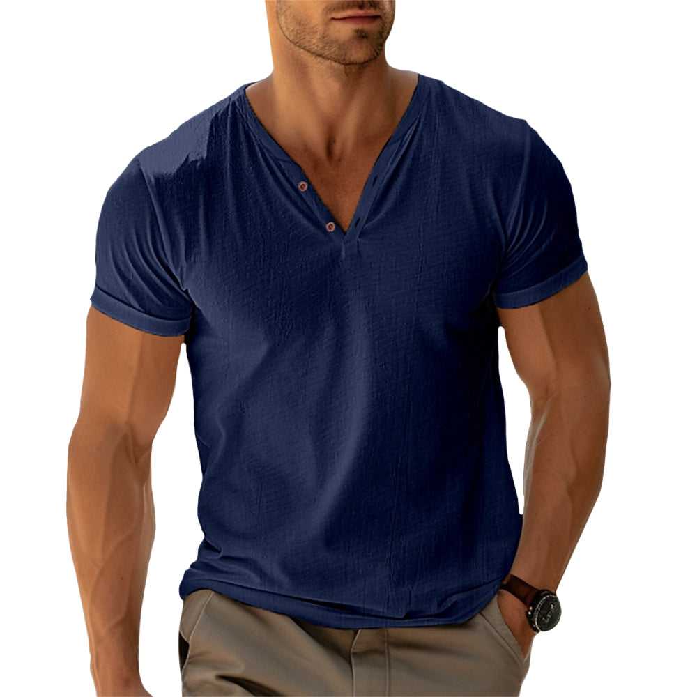 Henley Košulja - Slim Fit za Maksimalnu Udobnost