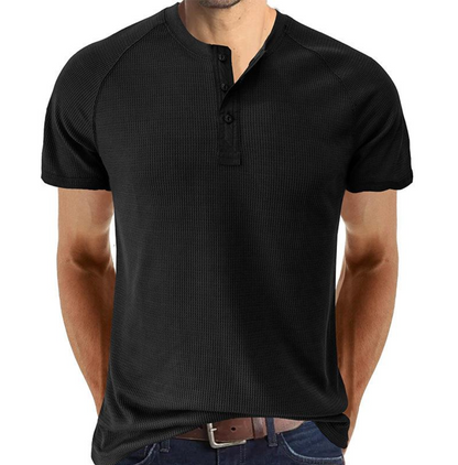 Henley majica s prednjim dugmadi