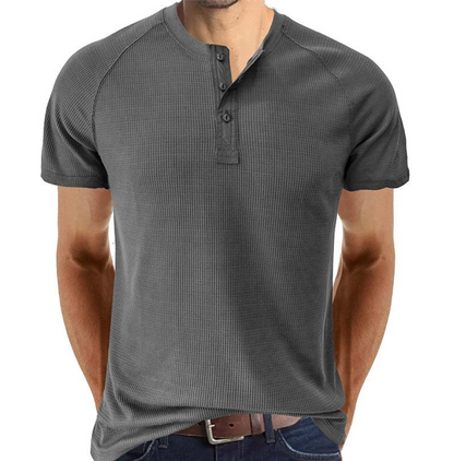 Henley majica s prednjim dugmadi