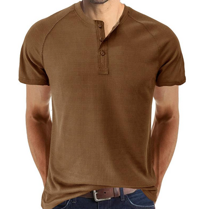 Henley majica s prednjim dugmadi