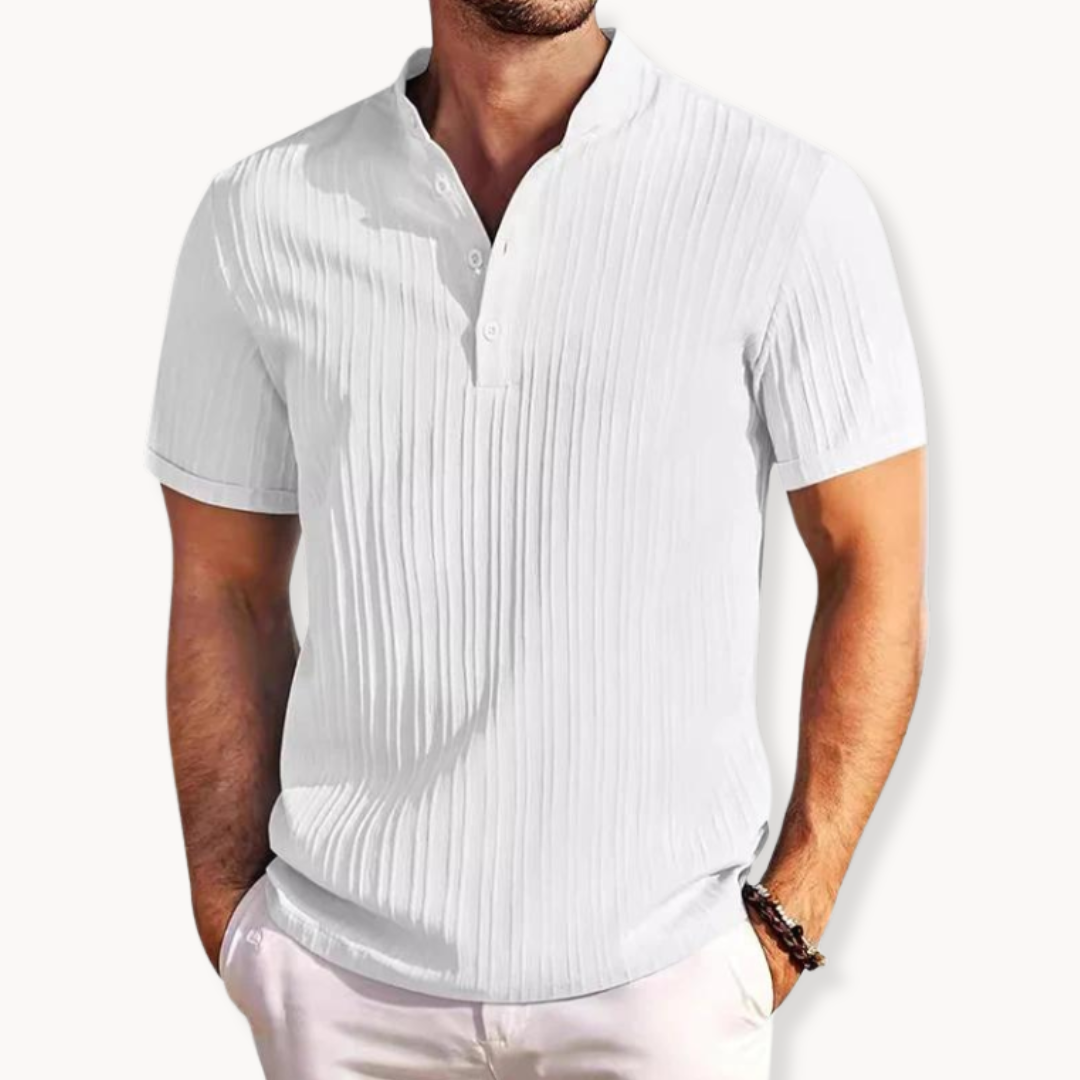 Henley T-Shirt - Short Button Placket