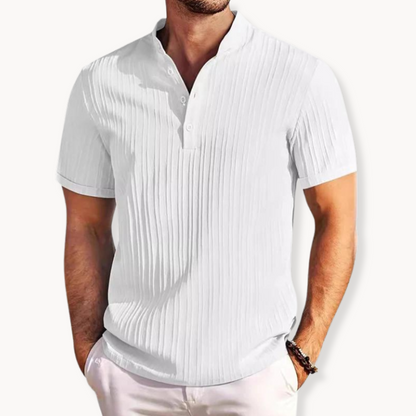 Henley T-Shirt - Short Button Placket
