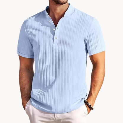 Henley T-Shirt - Short Button Placket
