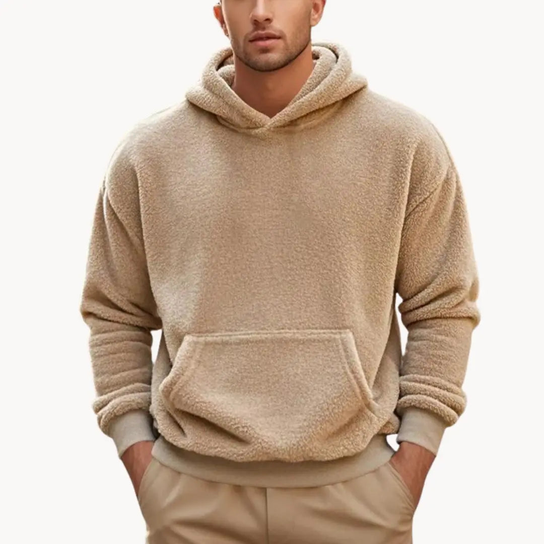 Ugodna Mješavina Fleece Hoodie s Kapuljačom