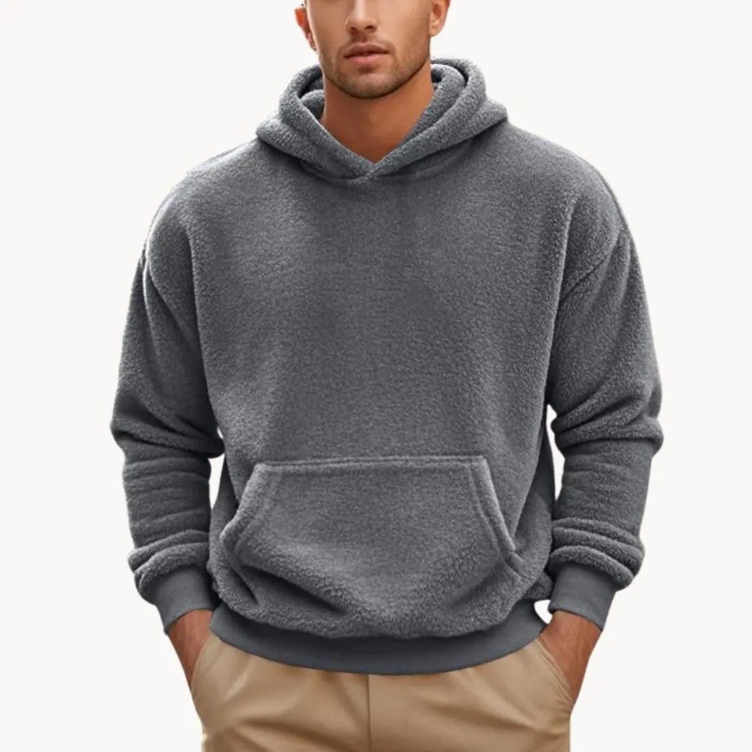 Ugodna Mješavina Fleece Hoodie s Kapuljačom