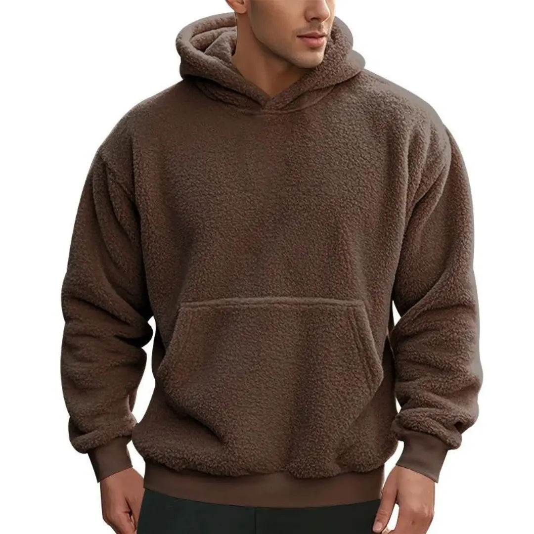 Ugodna Mješavina Fleece Hoodie s Kapuljačom