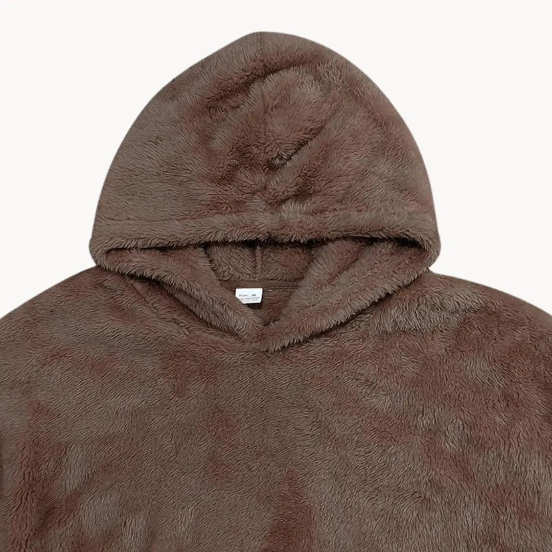 Ugodna Mješavina Fleece Hoodie s Kapuljačom
