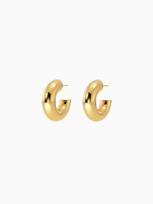 Debele Okrugle Naušnice" can be rewritten as "Chunky Round Earrings.