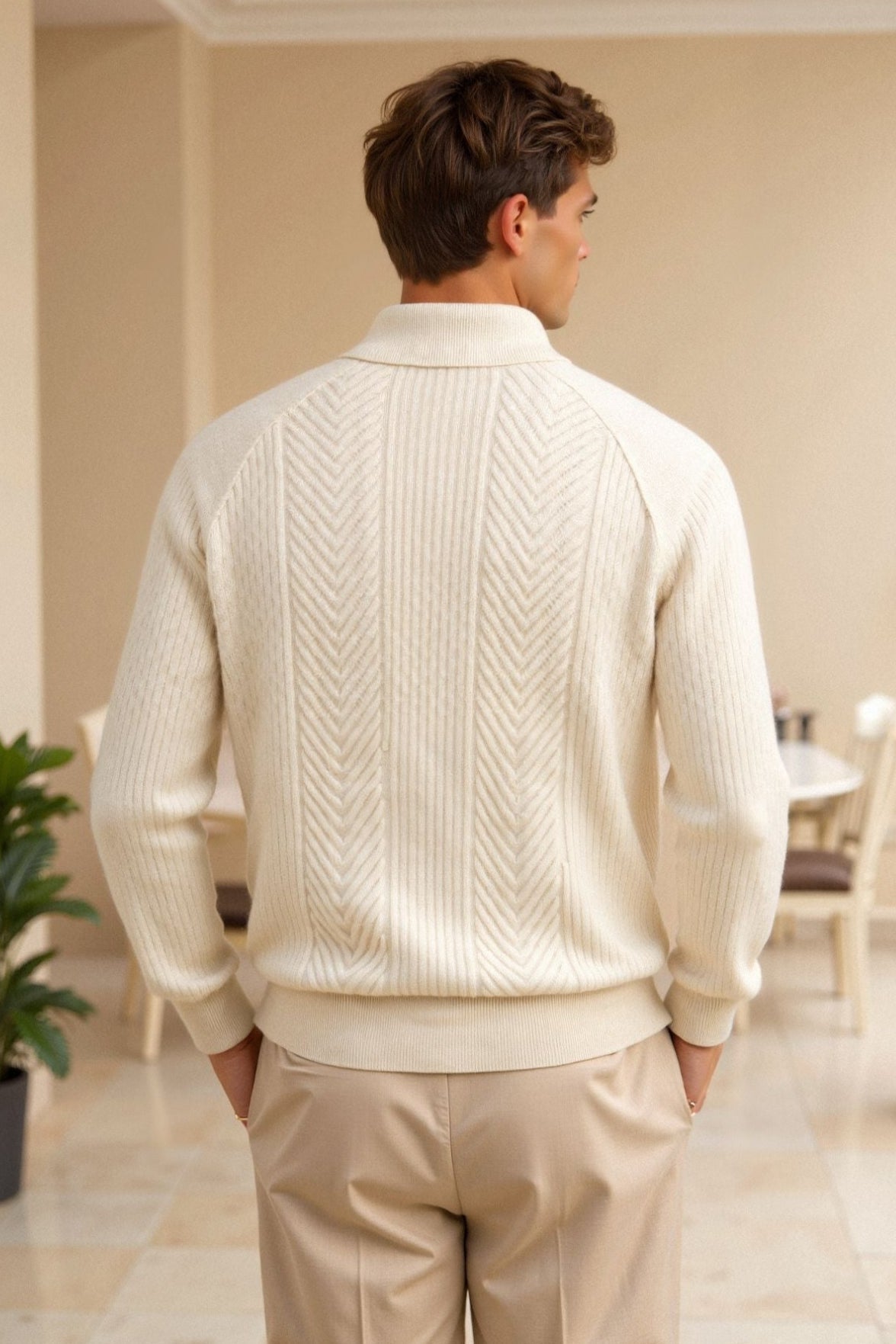 Hybrid Knitted Sweater - Relaxed Style