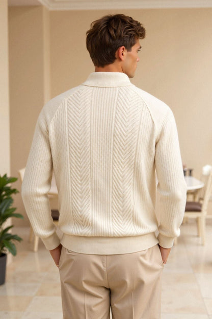 Hybrid Knitted Sweater - Relaxed Style