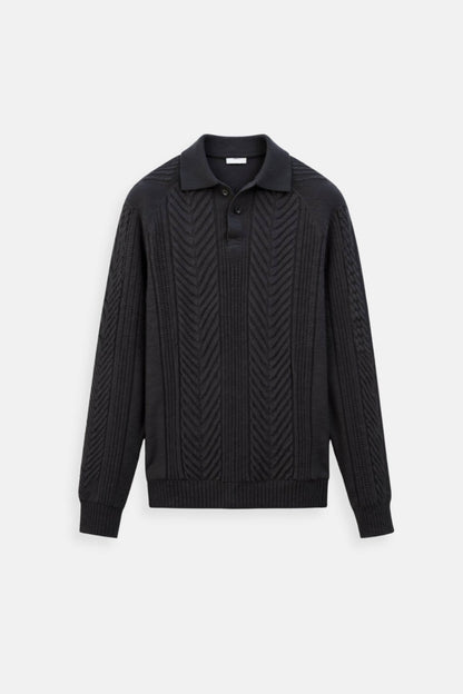 Hybrid Knitted Sweater - Relaxed Style