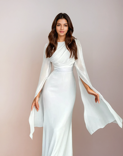 Isabela - Duga Saten Haljina" can be rewritten as "Isabela - Long Satin Dress.