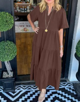 Carlota - Fluid Maxi Dress