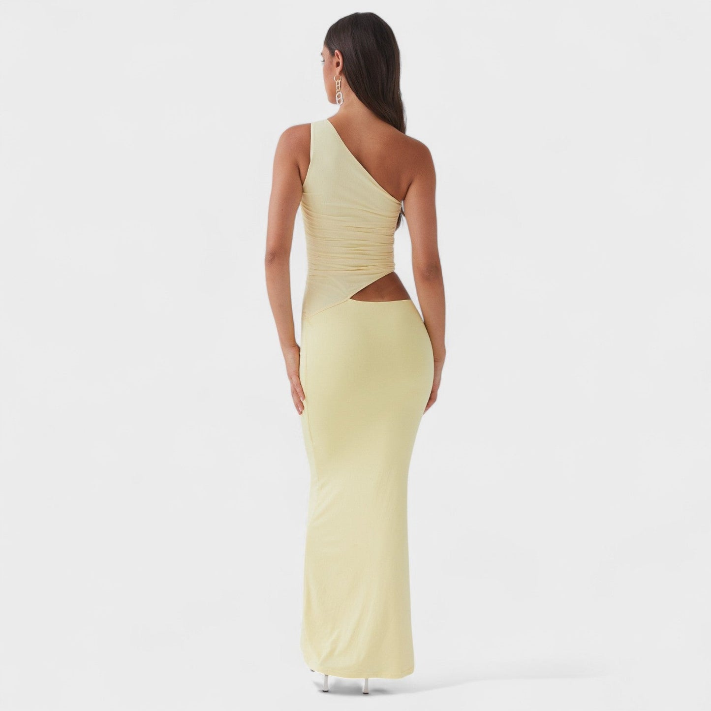 Serenela - Elegantna Asimetrična Maxi Haljina