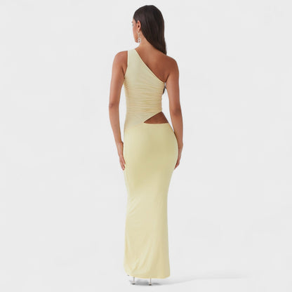 Serenela - Elegantna Asimetrična Maxi Haljina